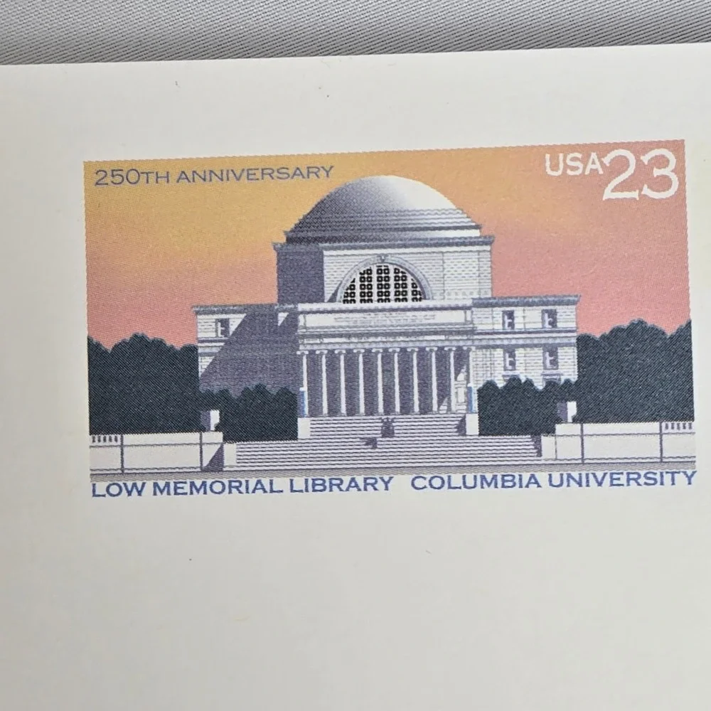 USPS‎ Stamped Postcards x38, 250th Anniversary Columbia University, Vintage 2003
